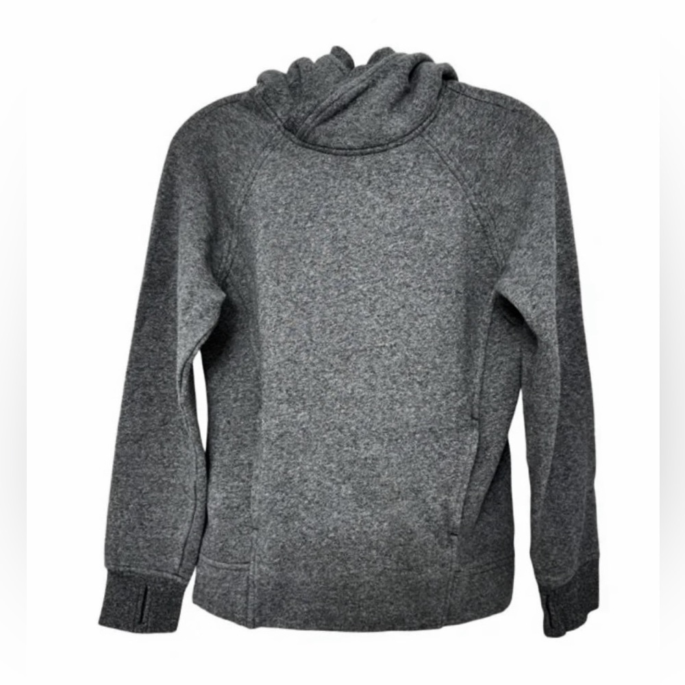 Lululemon Women’s Heathered Gray Cowl Neck Hoodie Size 6